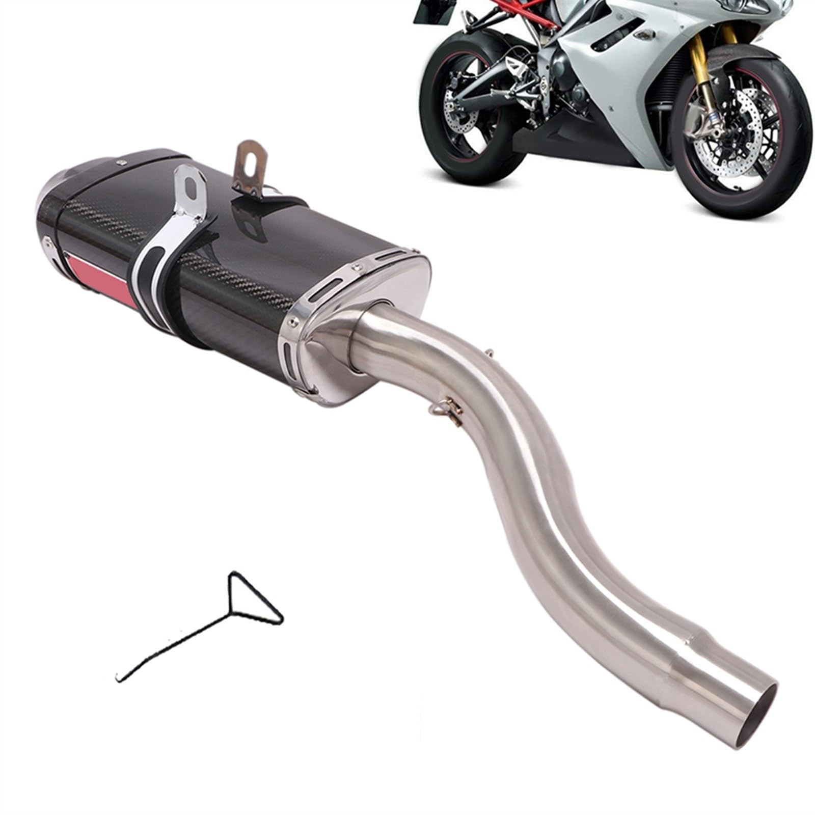 値下げ】トライアンフデイトナ675/R スリップオンマフラー&カーボン 