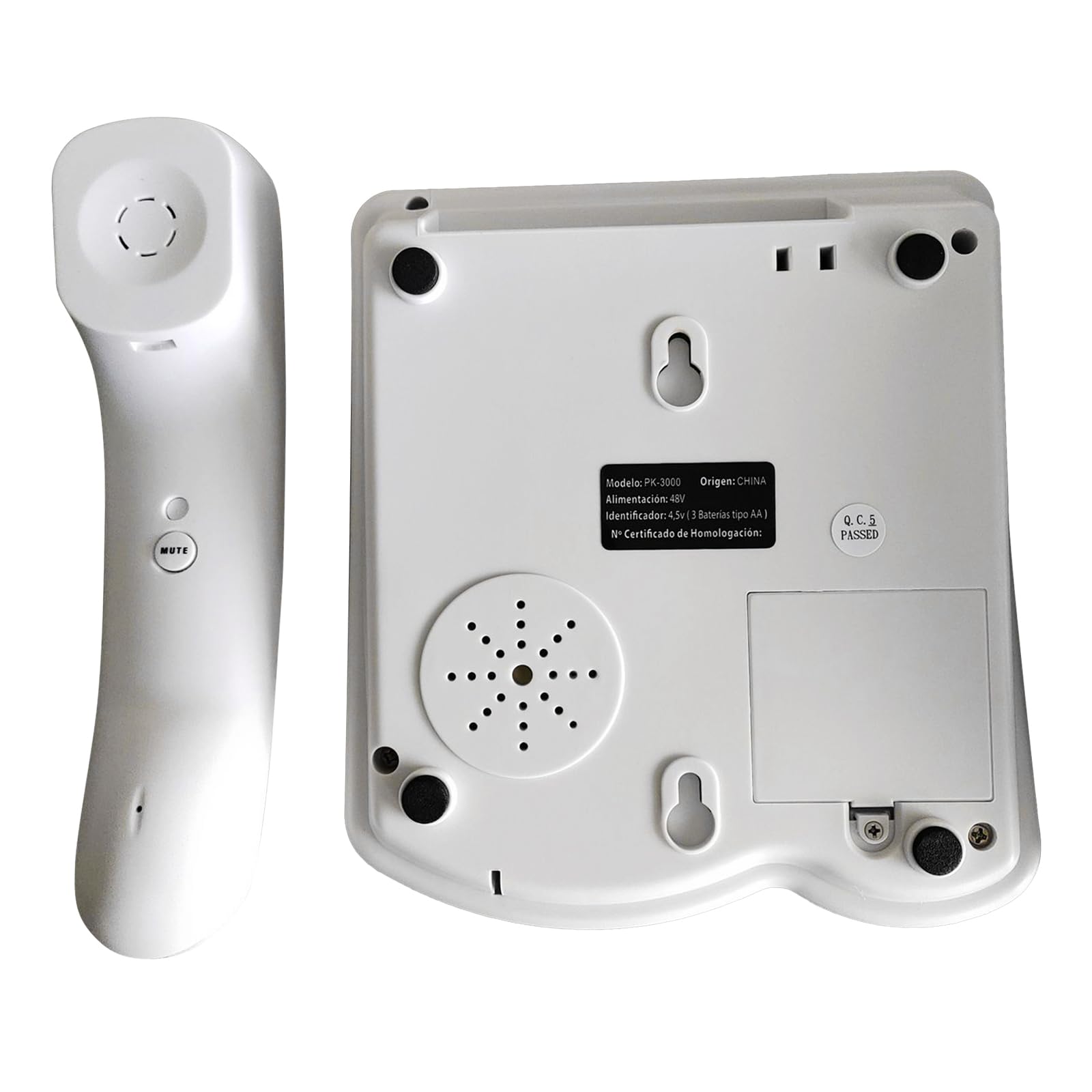 Tasto Telefono Fisso Telefono Desktop Suoneria Forte Telefono Fisso Fisso per Anziani e ipovedenti PK3000