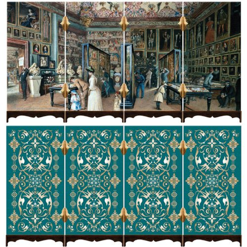 Preisvergleich Produktbild Puzzle 3D Paravent zweiseitig aus Kunststoff 462 Teile - Galerie du Belvédère