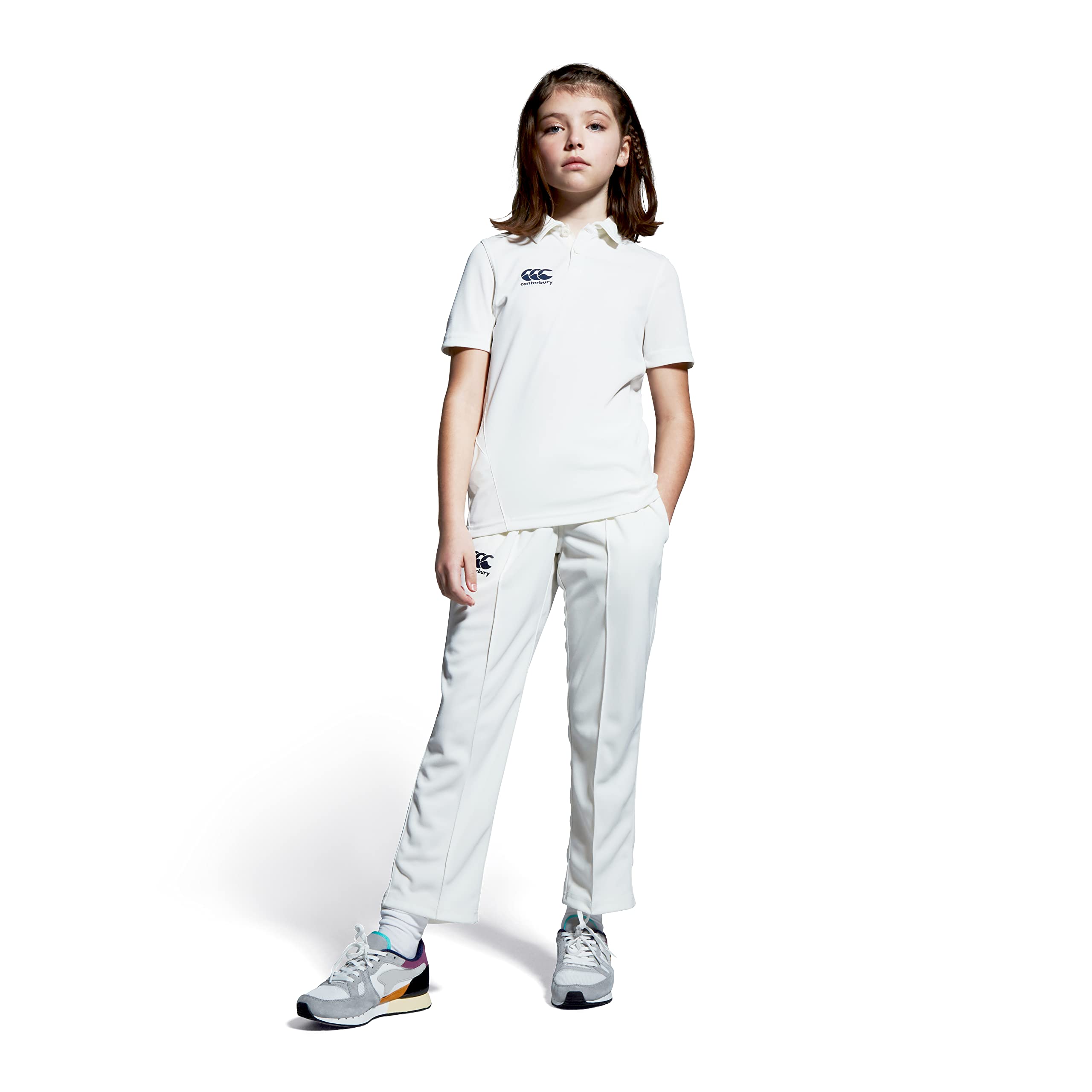 Canterbury Junior Unisex Polo Shirt, Cricket Cream, 4 Years - Image 4