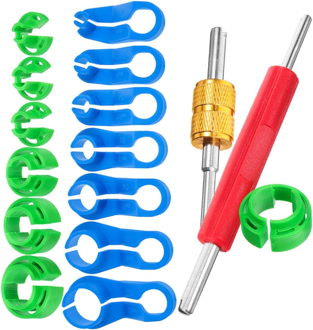 NUOBESTY Line Disconnect Tool Set 2 Sets Quick Disconnect Tools Kit for Tubes and Systems with Plastic and Metal Construction Versatile and Convenient for Repair Tasks