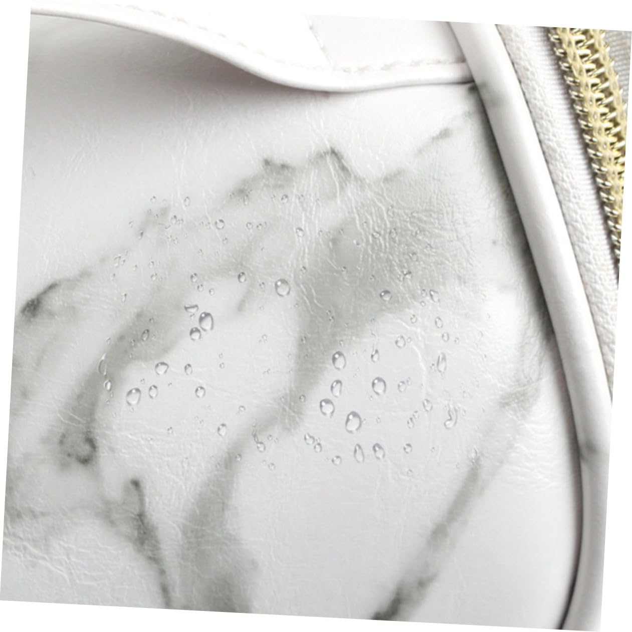 DOITOOL 2 Stück Marmor-Make-up-Tasche Organizer Reise-kulturtasche Kompakte Damentasche Reißverschluss Leicht Zu Reinigen Für Besondere Anlässe