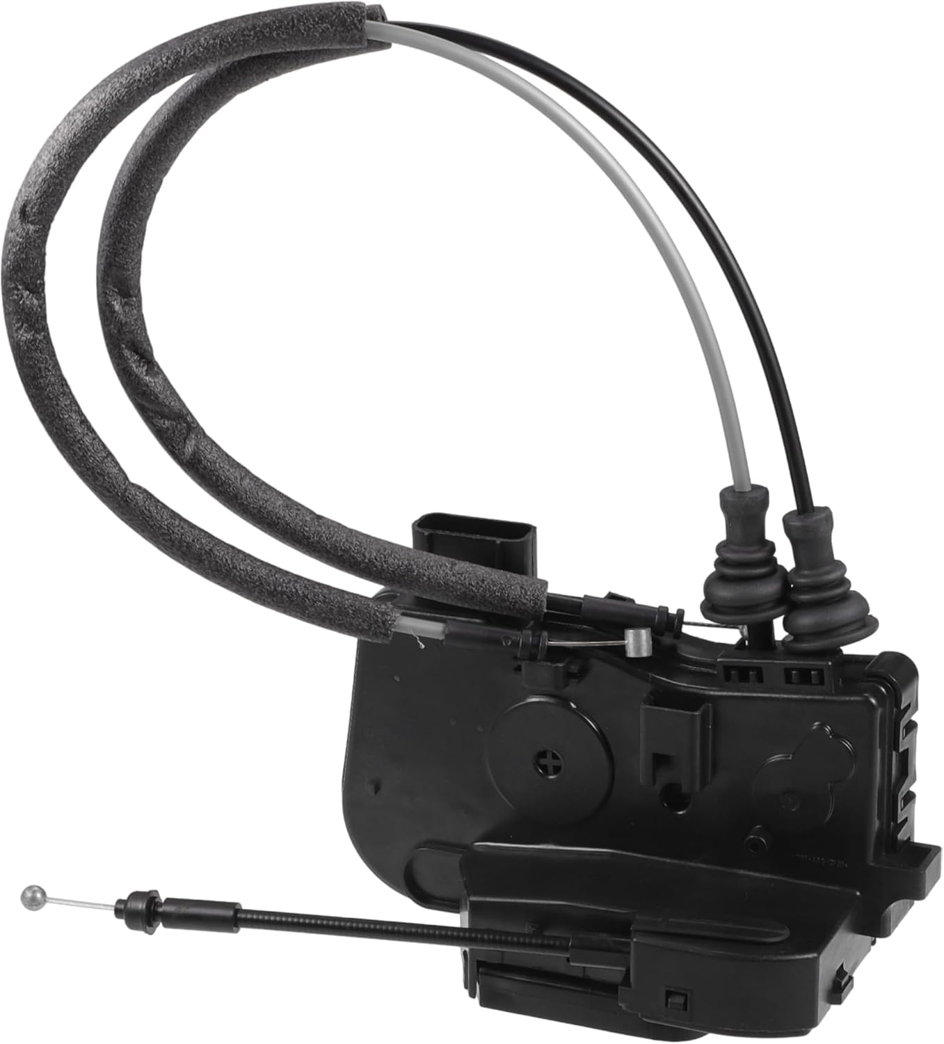 X AUTOHAUX Replacement Rear Right Passenger Side Power Door Lock Actuator Motor with Cable for Hyundai Santa Fe 2009-2012 Door Latch Actuator Assembly Black