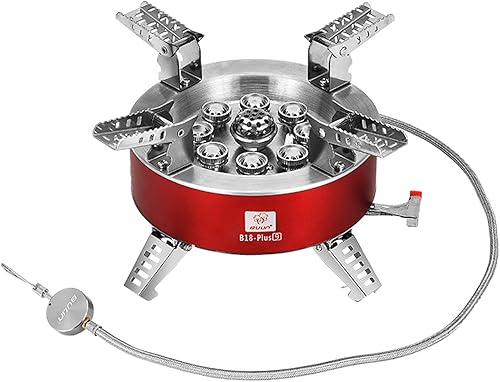 Miniatura 8 de Bulin AirOka B18 Puls 23800W Aleación Portátil Picnic Camping Estufa a prueba de viento Diseño Quemador de cocina de gas con encendido