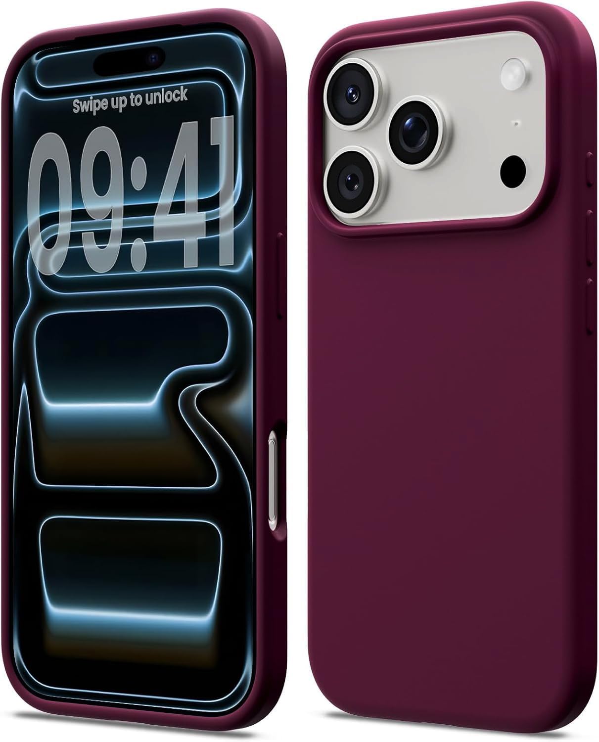 Silicone Case for iPhone 17 Pro Max 6.9-Inch | Silky-Soft Touch Full-Body Protective Phone Case | Shockproof Back Cover for iPhone 17 Pro Max (Burgundy)-image-15