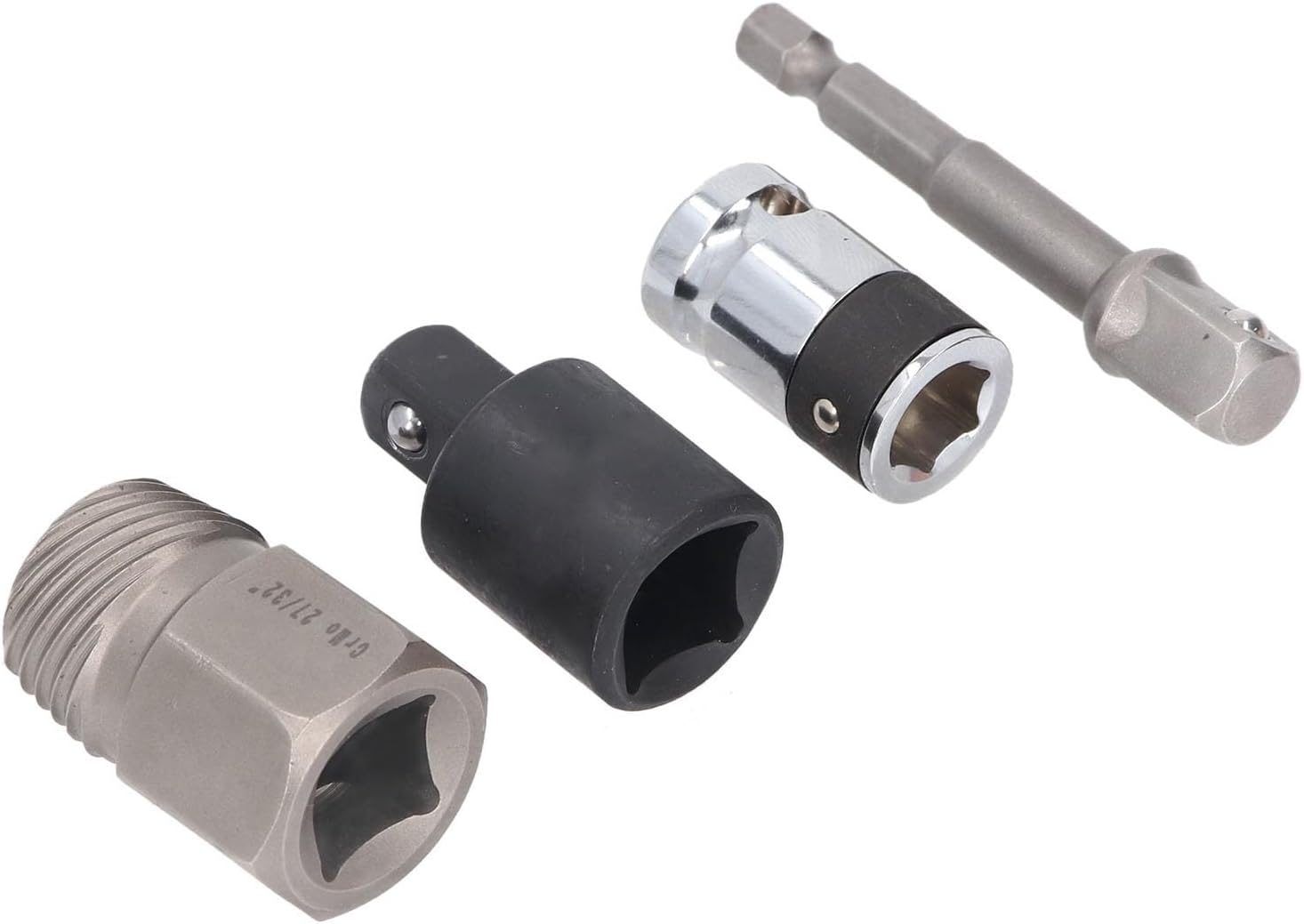 26PCS Bolt Extractor Kit Double Ended Design 3/ Drive Hex Easy Out Bolt Extractor Stripped Screw Remover Kit Socket Set for Removing Rusted Frozen Broken Studs