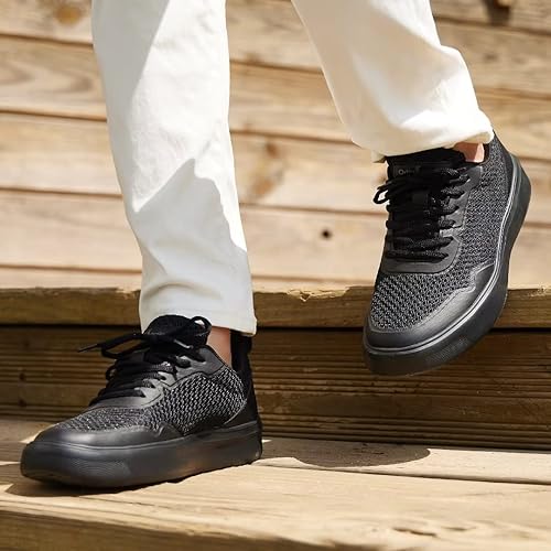 Miniatura 7 de Men's Orthopedic Fashion Sneakers with Arch Support Comfortable Orthotic Shoes for Plantar Fasciitis, Adjustable Supportive Flat Feet Walking Shoes