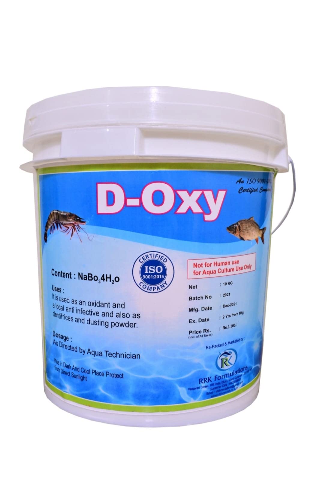 RRK D-OXY - Oxygen Booster for Both Fish and PRAWN (B08JV3WD8H) Amazon Price History, Amazon Price Tracker