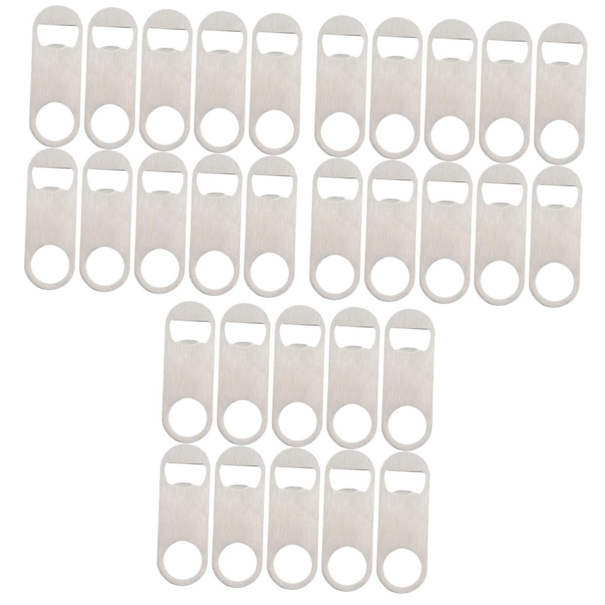 Zerodeko 3 Series Abridores De Botellas Inoxidable De Abrebotellas Plano Resistente Para Cerveza Y Refrescos Multiusos Para Cocina Bar Y Camping 10 Piezas*3
