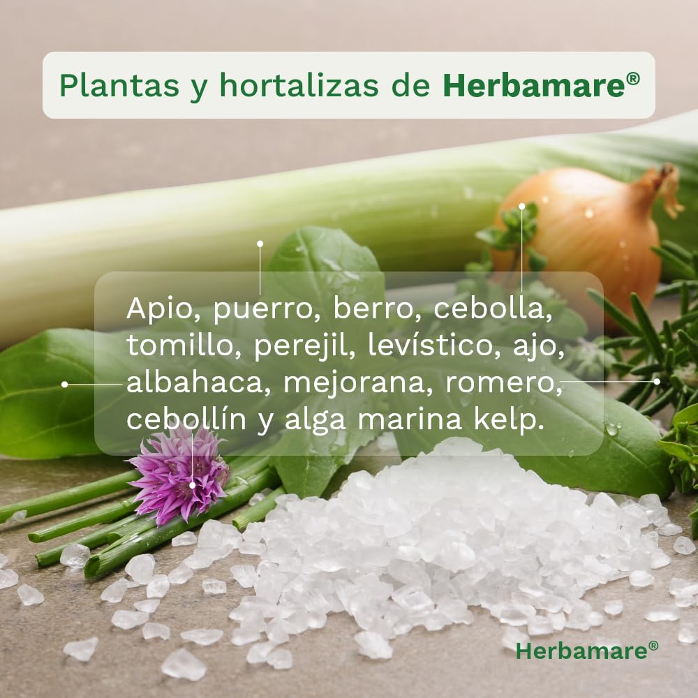 A.Vogel Herbamare | Sal Marina No Refinada | Sal de Hierbas, Hortalizas Frescas y Alga Marina Kelp | Condimento Natural Bio | Realza sabores de ensaladas y sopas | Ideal para cocinar | 250 gramos — view 6