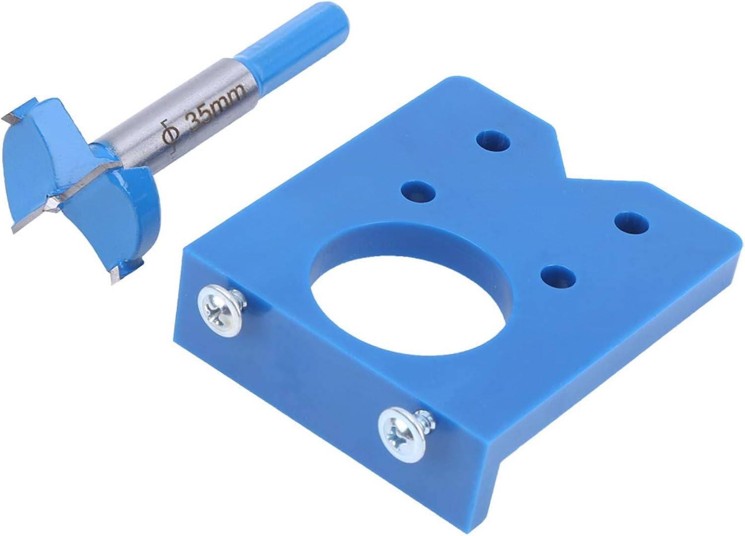 35mm Concealed Hinge Jig Woodworking Concealed Hinge Boring Jig Blue