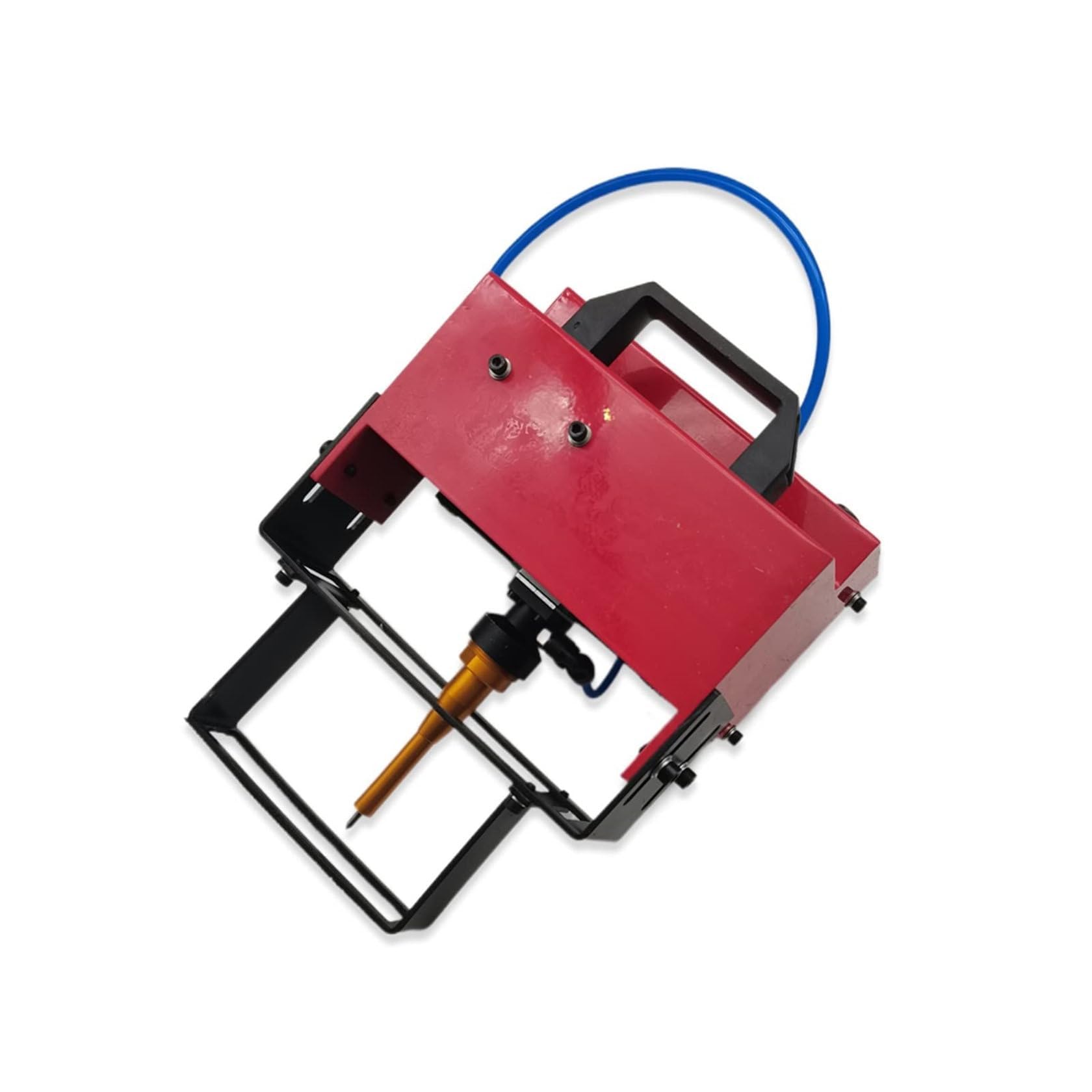Herramienta de estampado de acero de 100x20mm de marcador de punto neumático de mano para números de serie VIN.El motor de cobre de grado industrial marca el plástico de madera de metal hasta HRC60 co