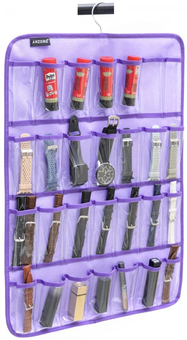 Any TIME Over The Door Watch Organizer (Purple, Non Woven) (B0BHRDJSYK) Amazon Price History, Amazon Price Tracker