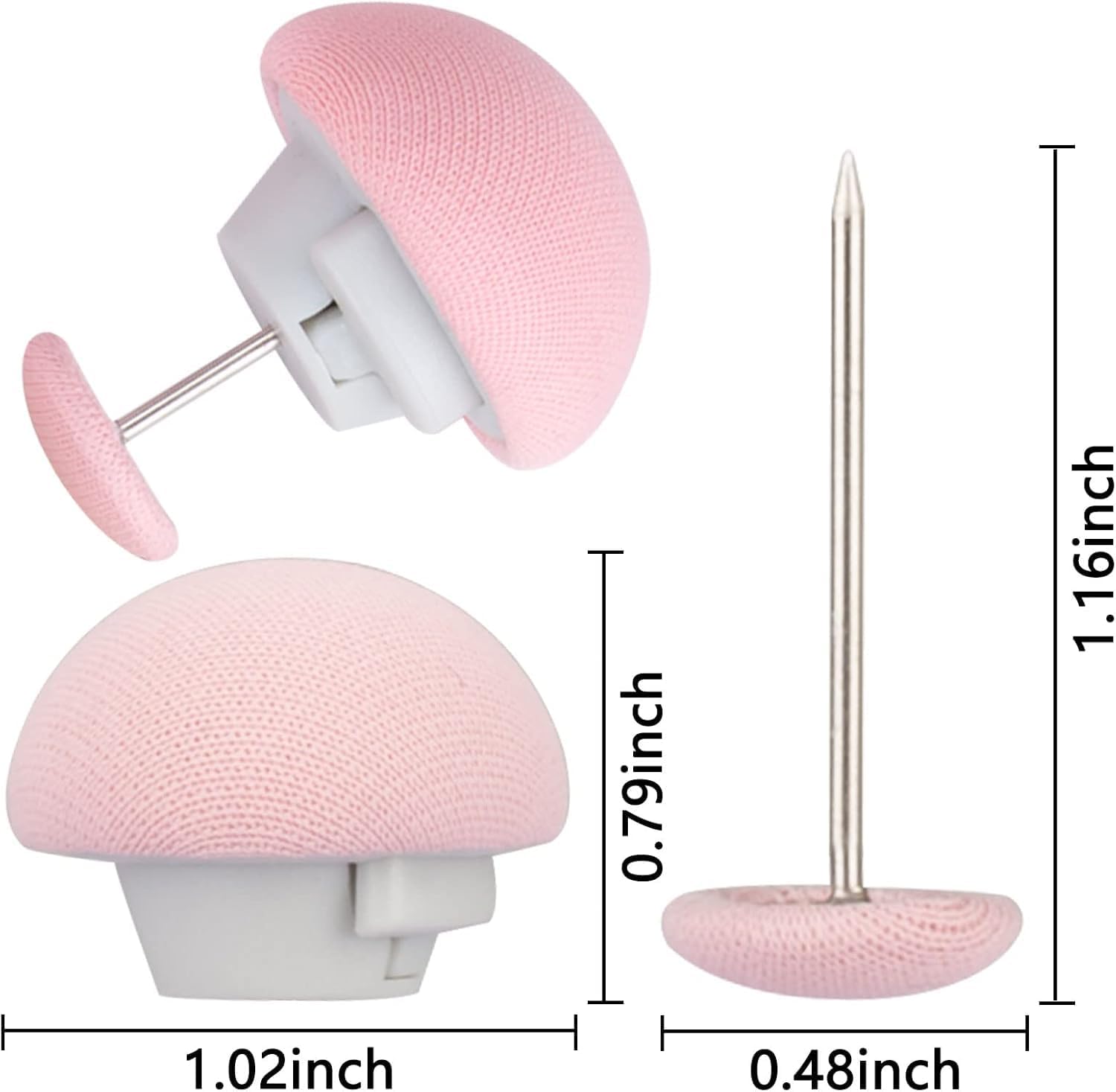 GaxQuly Mushroom Blanket Clips Non-Slip Duvet Cover Fasteners, Quilt Clamps Holders, Comforter Clips, Bedding Accessories for Bed Sheets, Mattresses, Curtains & More (Multicolor 4pcs) 1