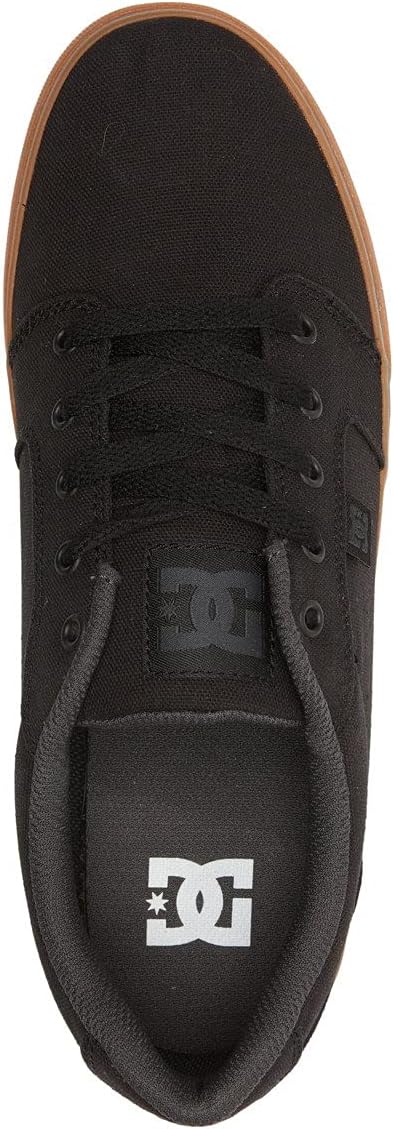 DC Men's Anvil Action Sports Shoe 10 Black/Gum