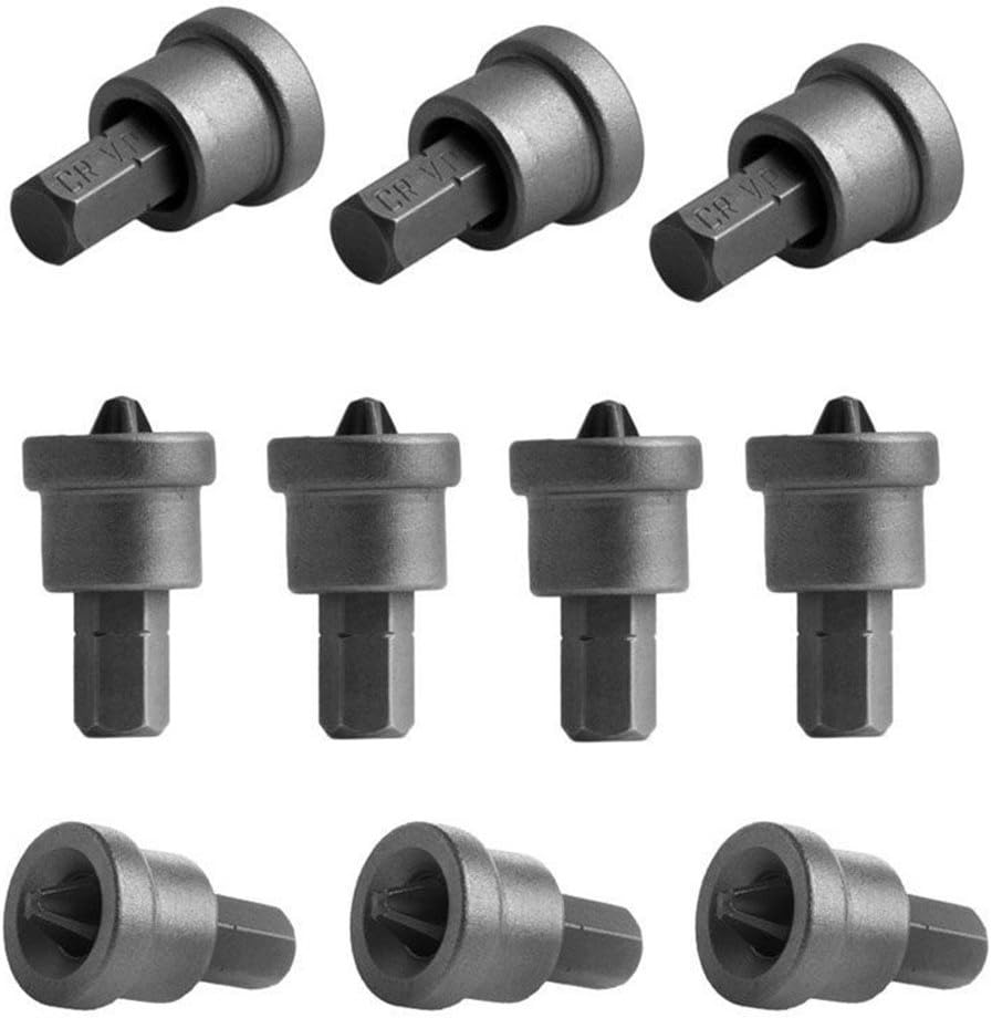 Drilax 10 Pcs Drywall Screw Setter PH2 Dimpler Plasterboard