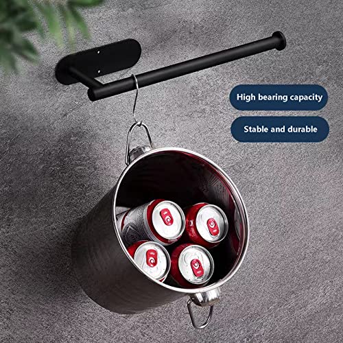 Paper Towel Holder Under Cabinet, Adhesive Paper Towel Holder 13 Inch Paper Towel Holder Wall Mount Black Paper Towel Holder Stainless Steel Paper Towel Holder Paper Towel Rack For Kitchen #TOP3