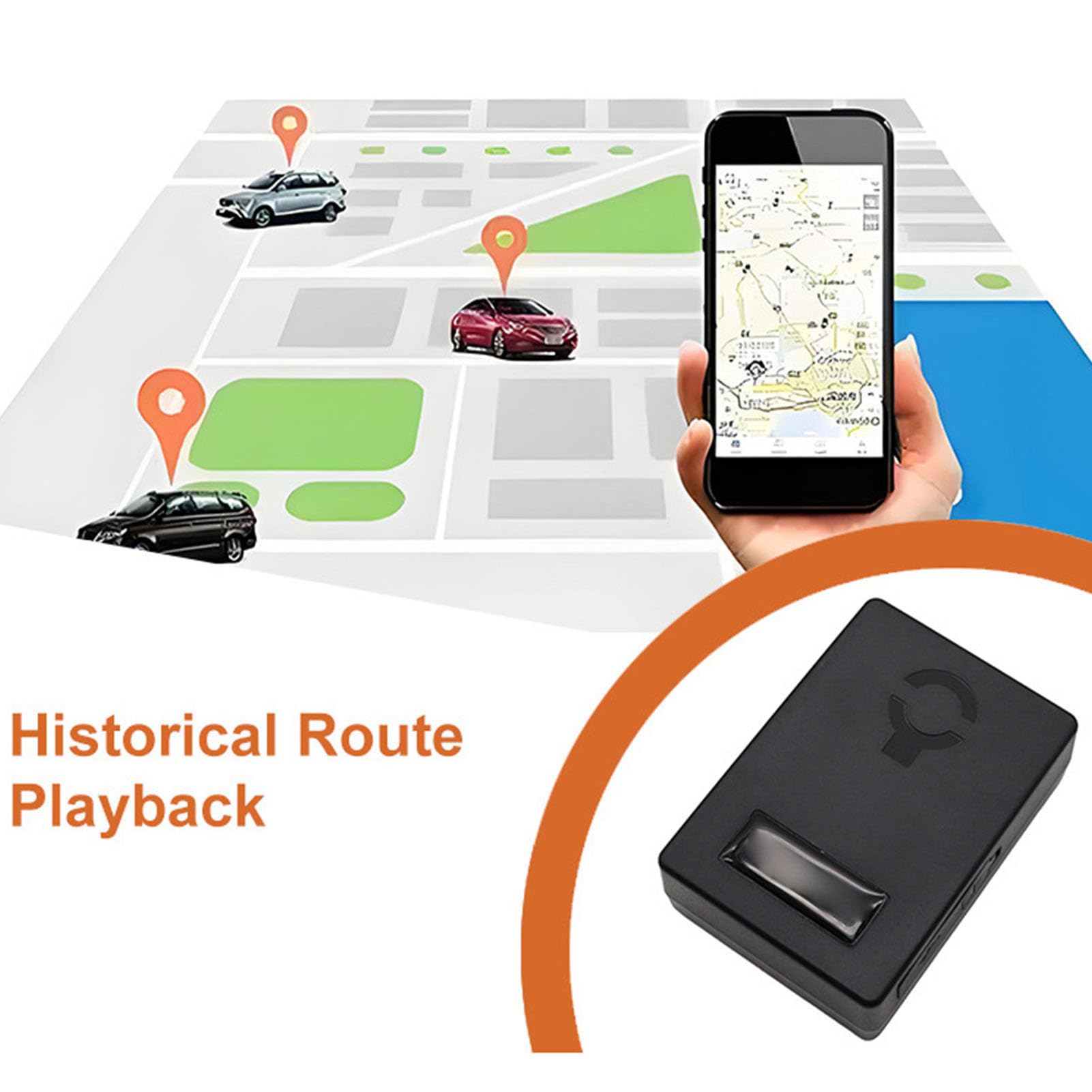 Traceur GPS 4G pour Véhicules, Historique des Trajets, Alertes de
