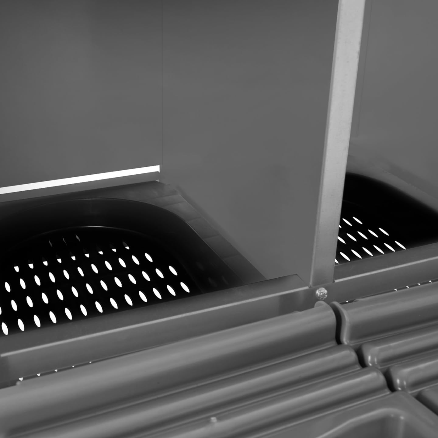 IDMarket - Ponedero para gallinas 3 ubicaciones nidal de metal con Fondo