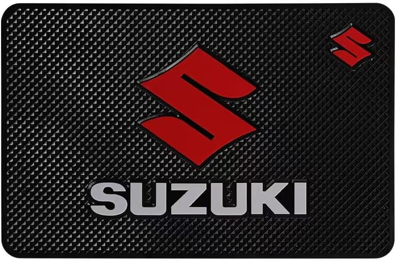 2 Pcs 20×13cm Car Dashboard Mat for Suzuki Jimny JB74W 2018-2025 2026, Anti Slip Pad PVC Rubber Storage Tray Non-Slip Interior Accessories Sticky