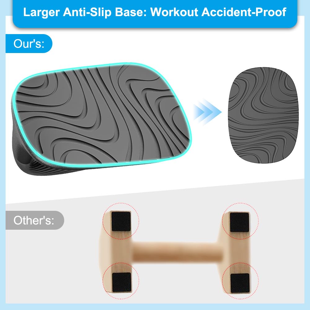 BeneLabel 2pcs Barras para Flexiones Soporte de Flexiones con Base Antideslizante para Fortalecer los Músculos y Entrenar la Parte Superior del Cuerpo, Ergonómico