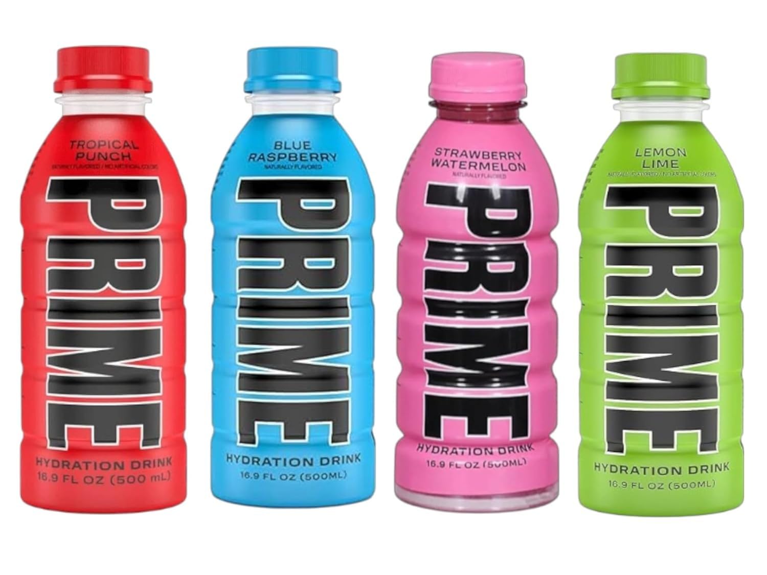 Prime Hydrating Drink Variety Pack of 5 Sports Beverage Flavour (Ice Pop,Stawberry Watermelon, Meta Moon, Lemon Lime & Tropical Punch) 500ml-image-32