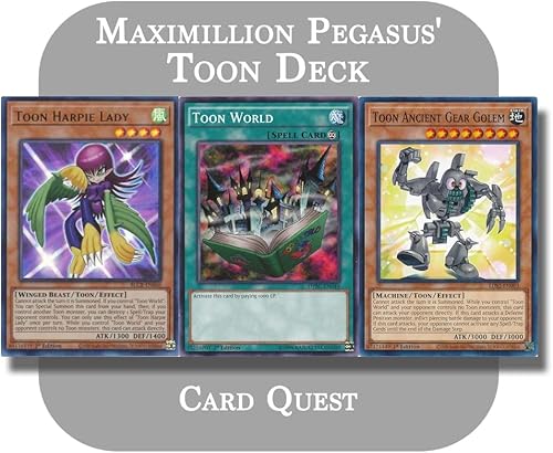 Yu-Gi-Oh! - Maximillion Pegasus' Full Toon Deck