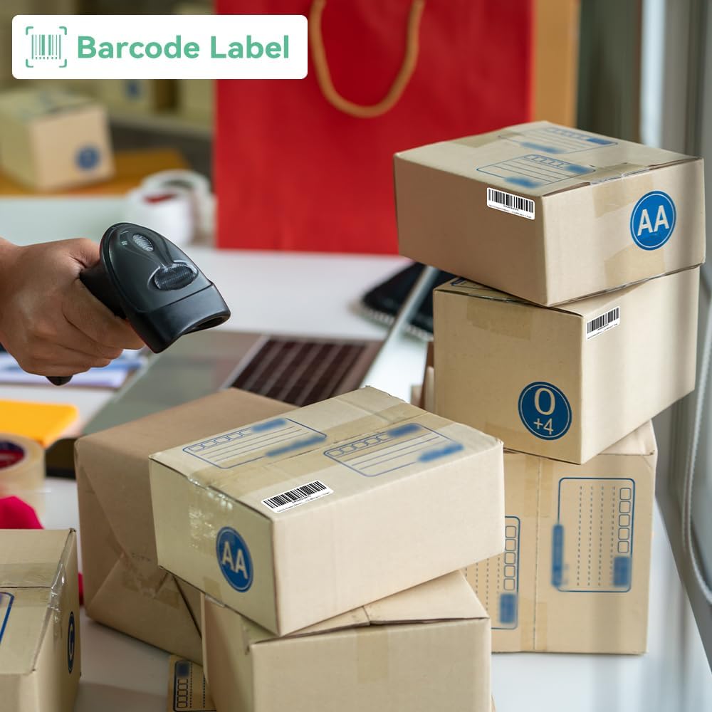 12 Rolls Replace Brother Die-Cut 29mm x 90mm DK Labels QL-800 Standard Address Label DK-1201 (1.1" x 3.5") for QL-810W QL-710W Label Printer, Barcode & All Purpose Label, 4800 Labels + 1 Frame