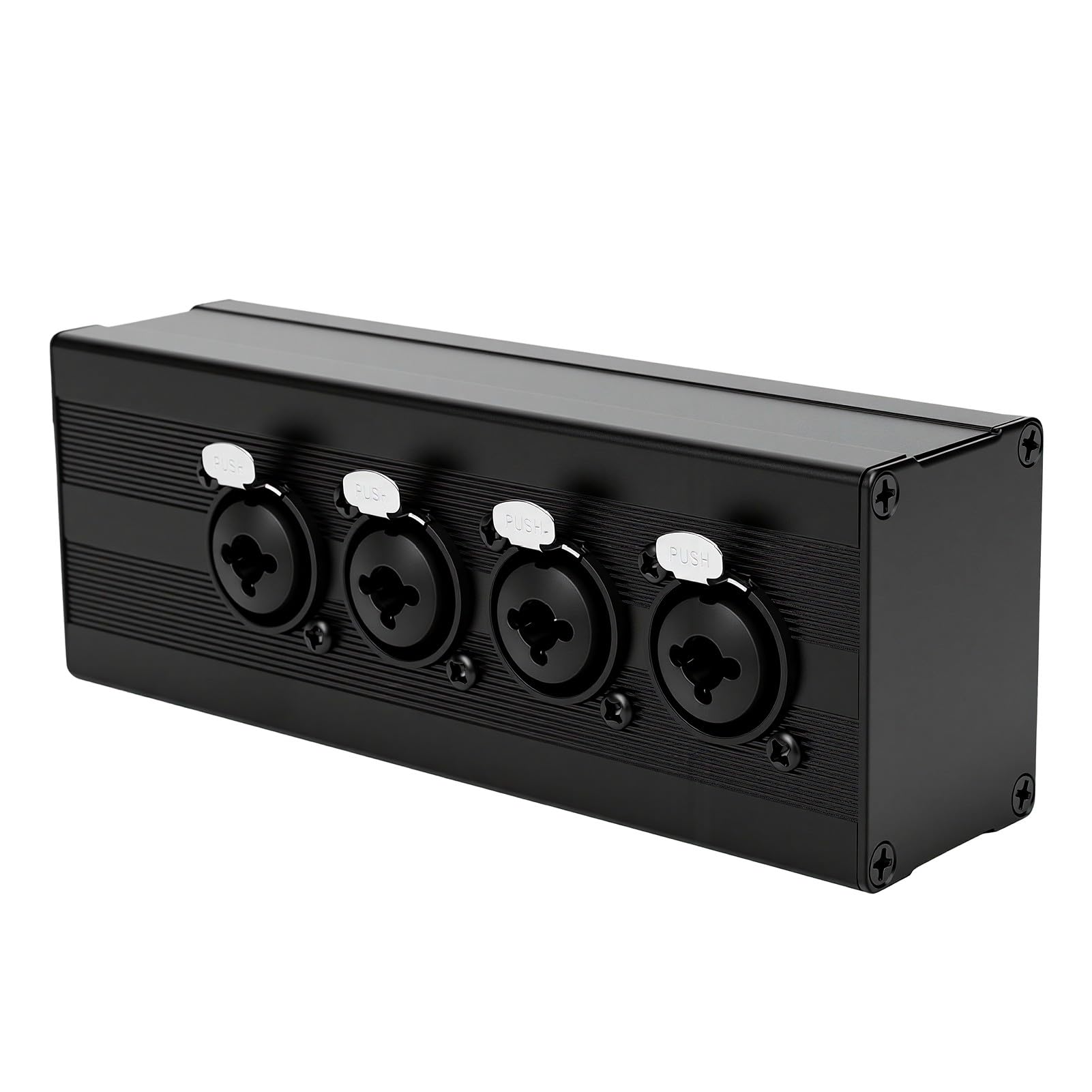 Cryfokt XLR Splitter Box 4 Way Durable Converter for Mixing Consoles and