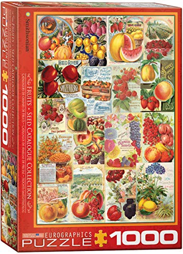 EuroGraphics Fruits Smithsonian Seed Catalogues (1000 Piece) Puzzle (6000-0818)