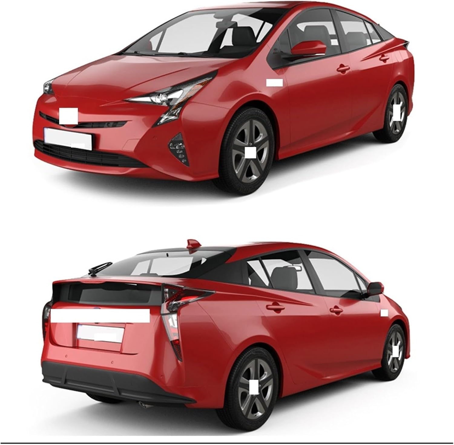 と互換性がある トヨタ プリウス 2016-2022 XW50 ドアウィンドウバイザー ウェザーディフレクター レインガード対応