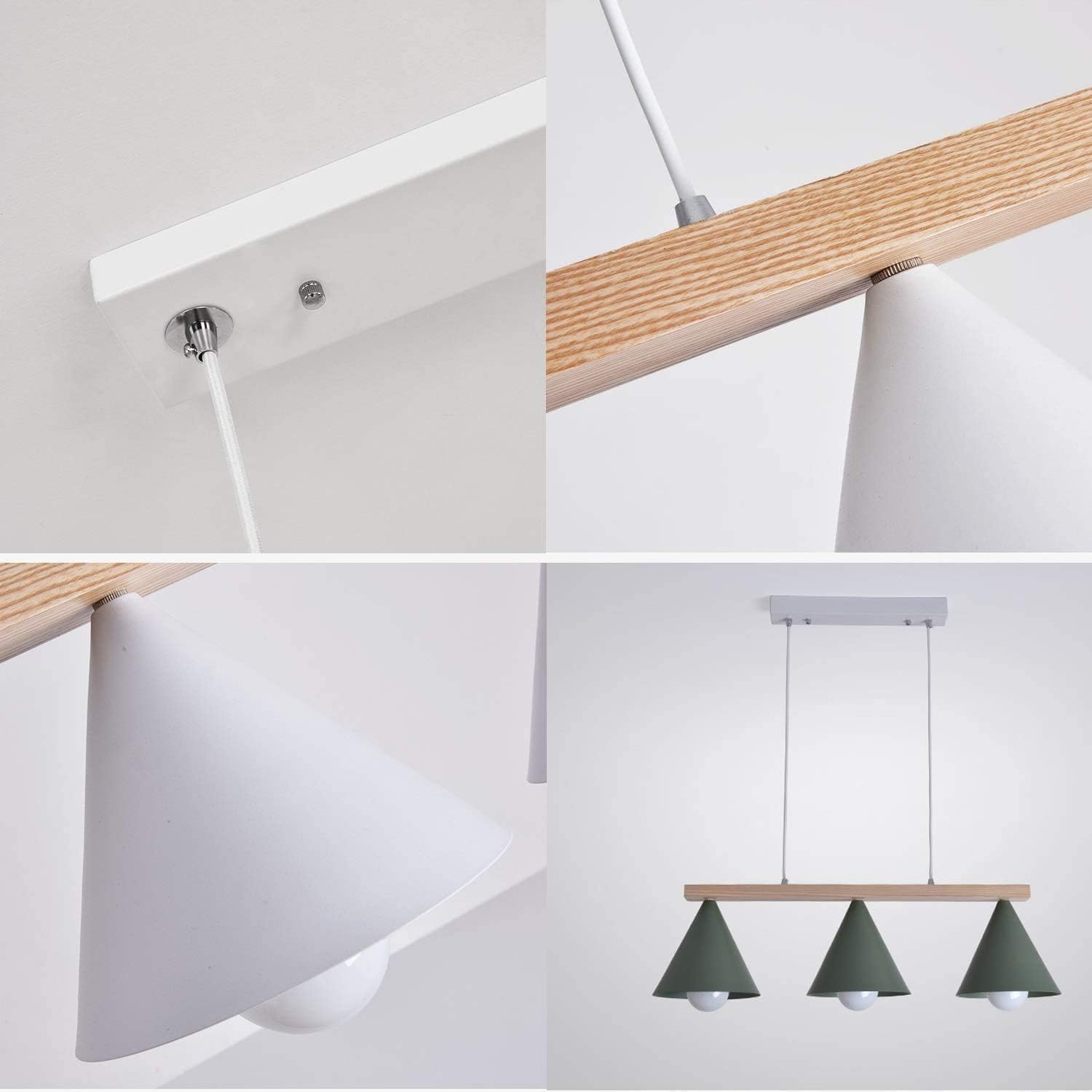 Light Lamp - Chandelier, Personality 3 Wrought Iron Ceiling Lights, Modern Minimalist Light, Restaurant - Decorative Lighting,Hanging Light Fixture