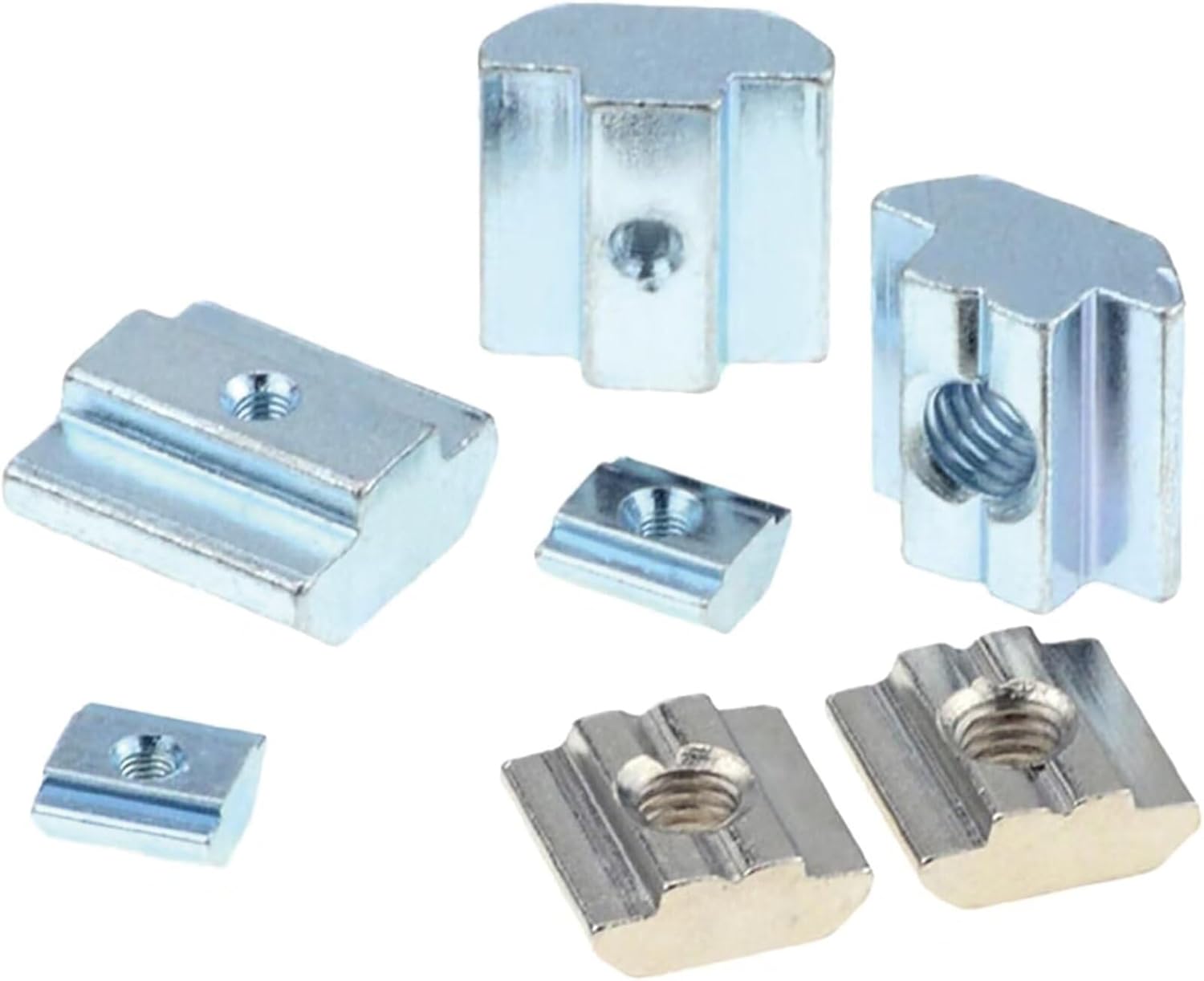 30Pcs 2020 Series T Slot Sliding Nuts Hammer Nut Block Square Nuts M3 T Nuts Tee for Aluminum Extrusion with Profile 2020 Sereis Slot 6mm，for CNC Router Build Rail 3D Printer (M3)