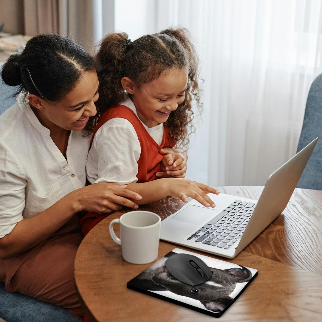 3dRose LLC 8 x 8 x 0.25 Inches Mouse Pad, American Pit Bull Terrier Puppy (mp_4240_1)