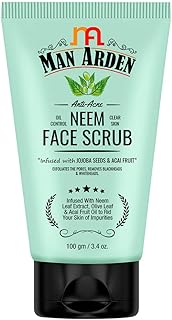 Man Arden Exfoliante facial antiacné y neem p...
