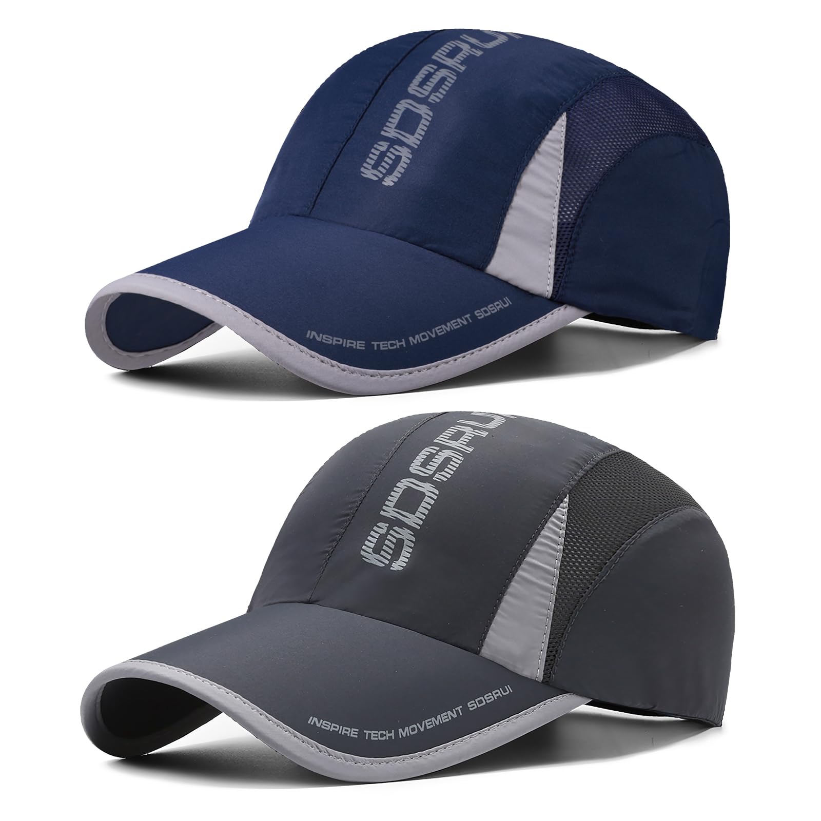 Bleu foncé + Gris foncé