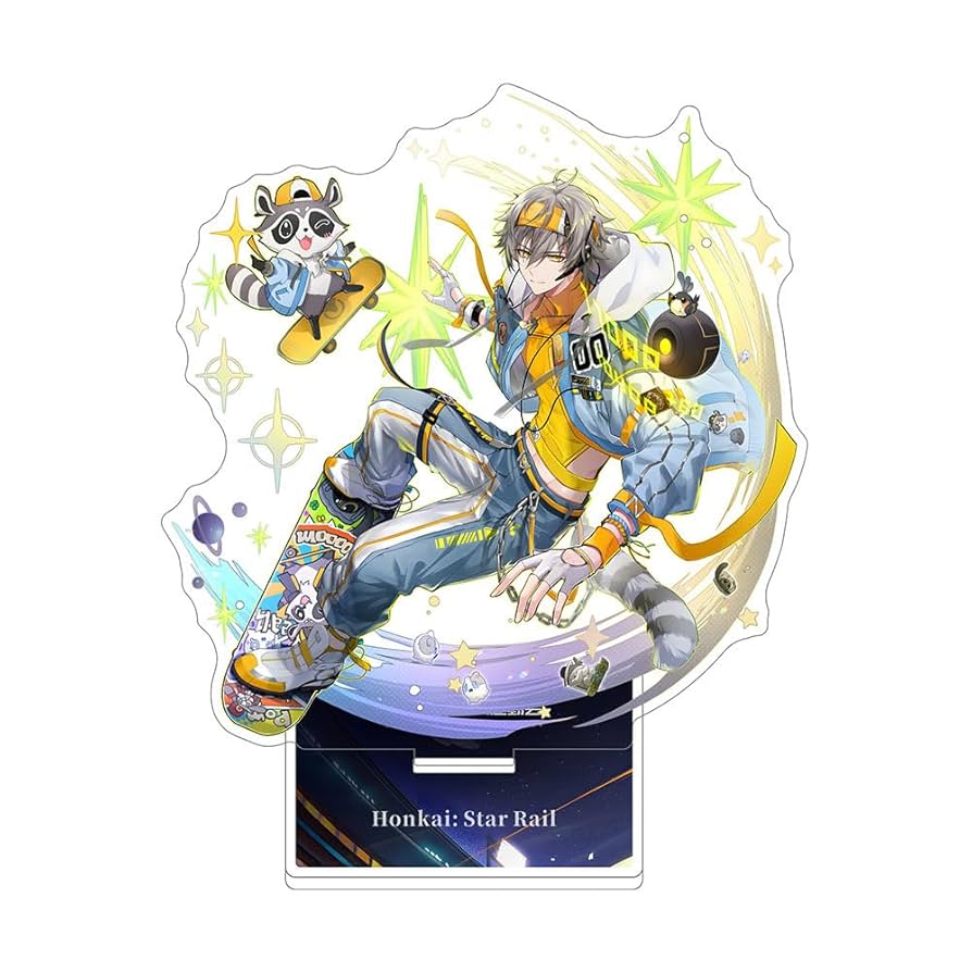 崩壊スターレイル EDIYA コラボ アベンチュリン 花火　アクリルスタンド 崩坏星穹铁道 崩壊:スターレイル 崩壊スターレイル スターレイル