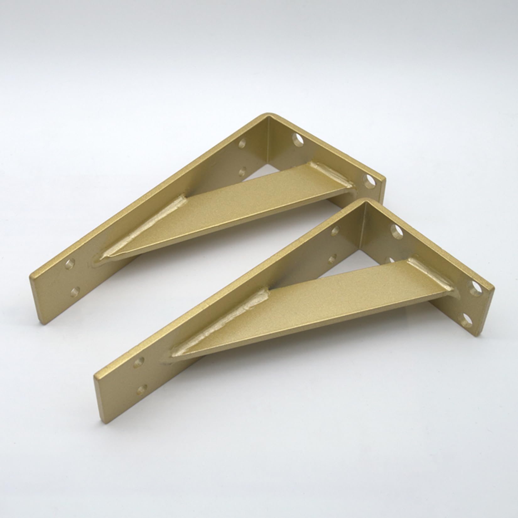 1 Piezas Soportes para Estantes Pesados de Pared,Escuadras para Estanterias Triangulares de 90 Grados Angular para Biblioteca,Sala de Estar,Dormitorio,con Tornillos (20cm x 10cm)