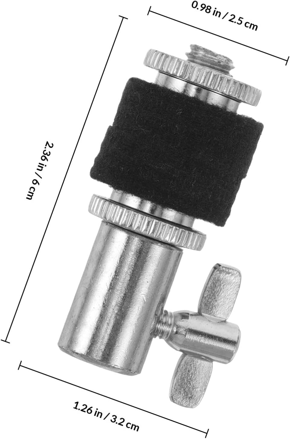 Cabilock Metal Hi Hat Clutch for Cymbal Stand, Drum Set Accessory
