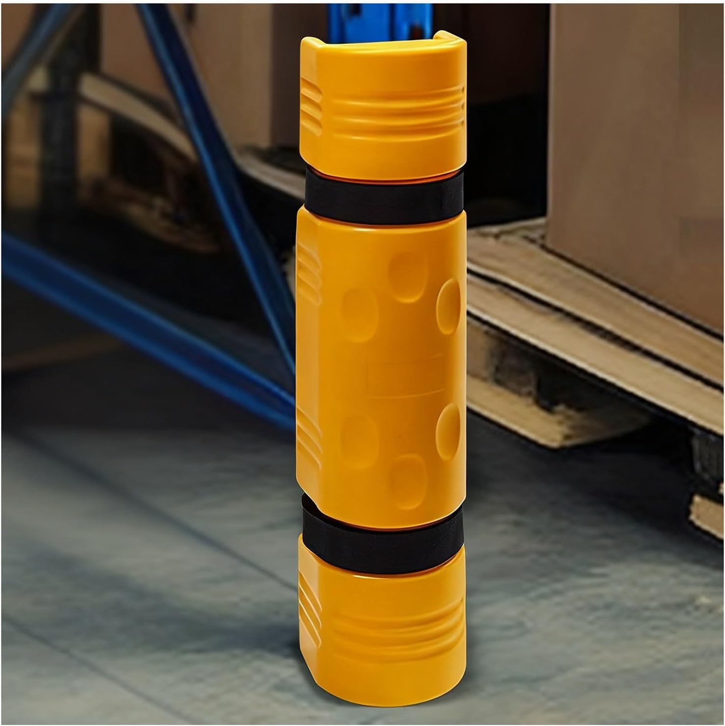 Industrial Pallet Rack Corner Guard Wall Protector for Garage Square Column Bollard Cover (1pc 9x50cm) HeavyDuty Safety Barrier Durable Edge Protection
