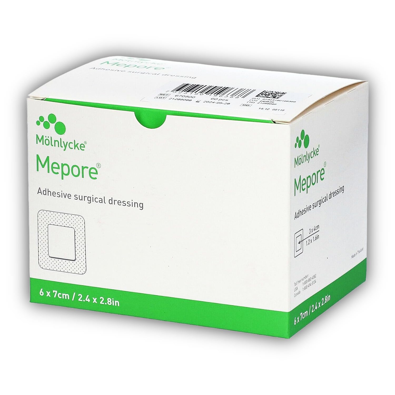 Mepore Dressing 6cm x 7cm (60 pack)