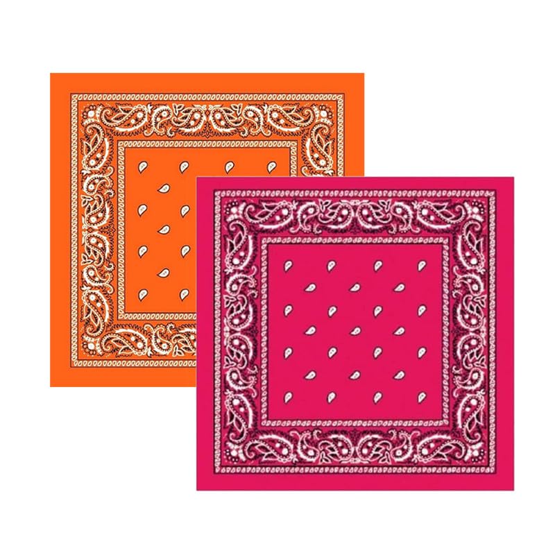 dikhawa Unisex Cotton Bandana/Head Wrap/Wristband/Face Cover/Handkerchief For Men And Women (50CM X 50CM_Pack of 2)-picture-50