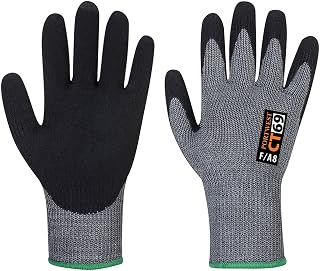 Portwest CT69 Cut Resistant D18 Nitrile Gray/Black, X-Large