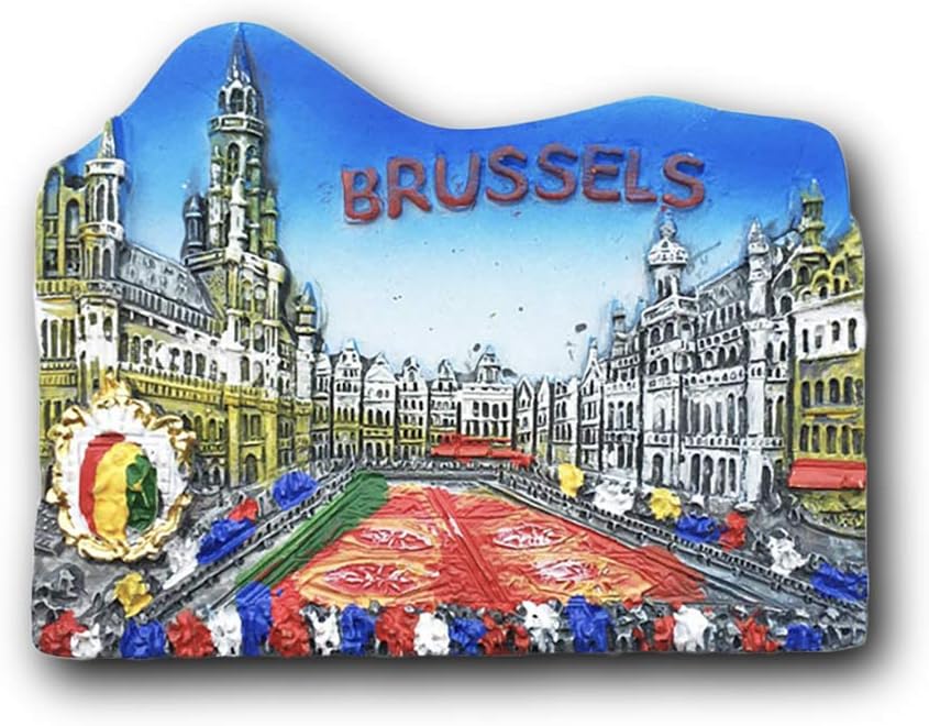 Wedare Magnet Souvenir Brussels Belgium 3D Refrigerator Tourist Resin ic Stickers Fridge Home & Kitchen Decoration from China