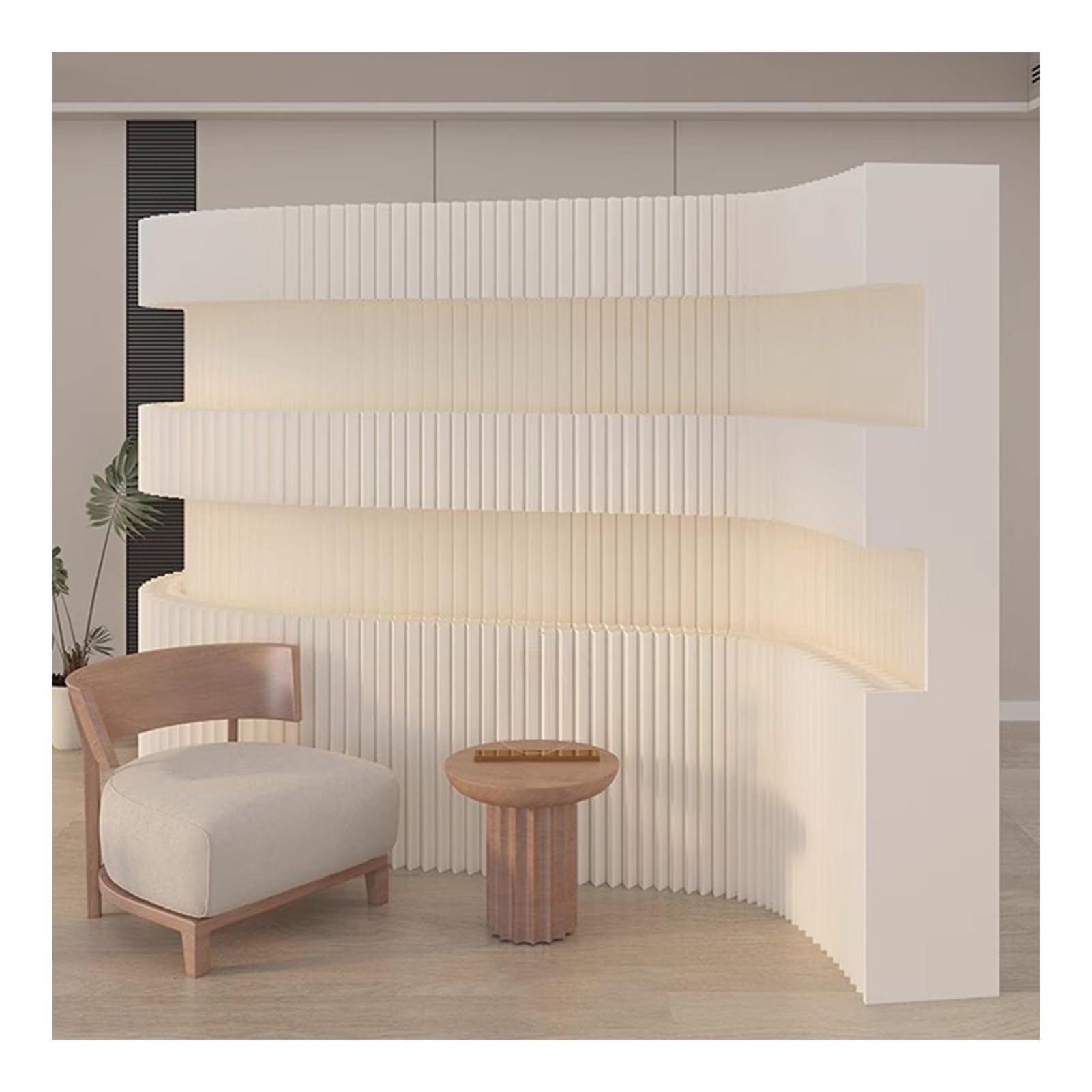 Divisori per ambienti, Pareti divisorie autoportanti for la privacy individuali, for ufficio(5x1.8m/16.4x5.9ft)