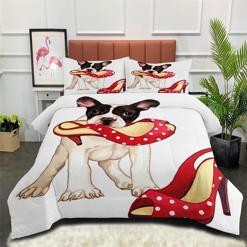 Edredon Cama 140Perro De Tacón Alto Edredon Nordico Cama 200Gsm Relleno Extra Suave– Relleno Nordico Cama De Microfibra Hipoalergénico para Todas Las Estaciones,Amigable con La Piel