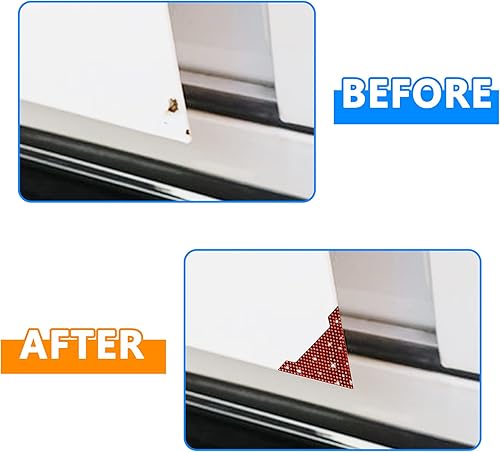 Miniatura 10 de TOMALL Protector de borde de coche antiarañazos con diamantes de imitación - 4 calcomanías brillantes para parachoques de esquina (azul)