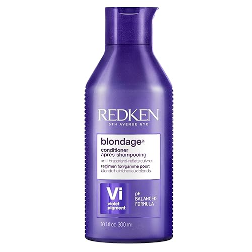 Redken Blondage Color Depositing Purple Conditioner Hair Toner For Blonde Hair Neutralizes Brass Moisturizes Hair With Pure Violet Pigments