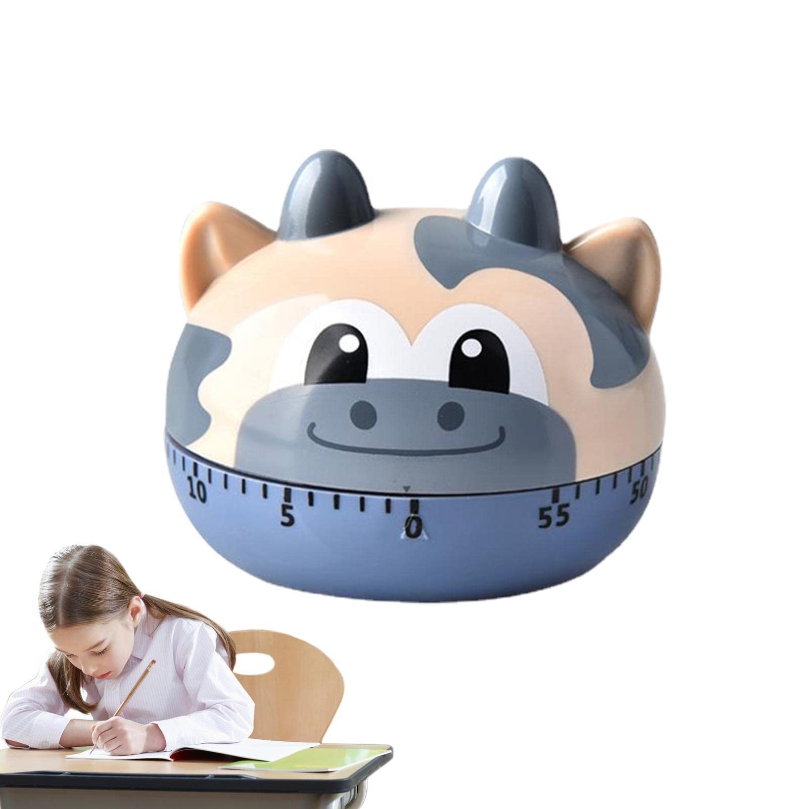 4 Timer Da Cucina A Forma Di Animale – Volpe, Procione, Orso, Lupo – Meccanico Manuale 60 Minuti, Sveglia Forte, Per Uova, Cucina, Scuola, Regalo Bambini
