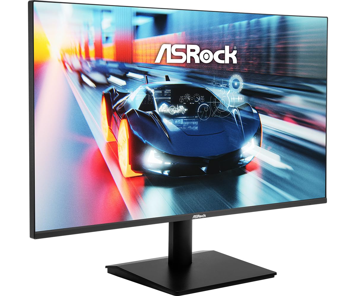 Monitor ASROCK CL25FFA,24,5",IPS (FHD),1920X1080,120HZ,1500:1,1MS,1HDMI+1VGA,Plano,Negro